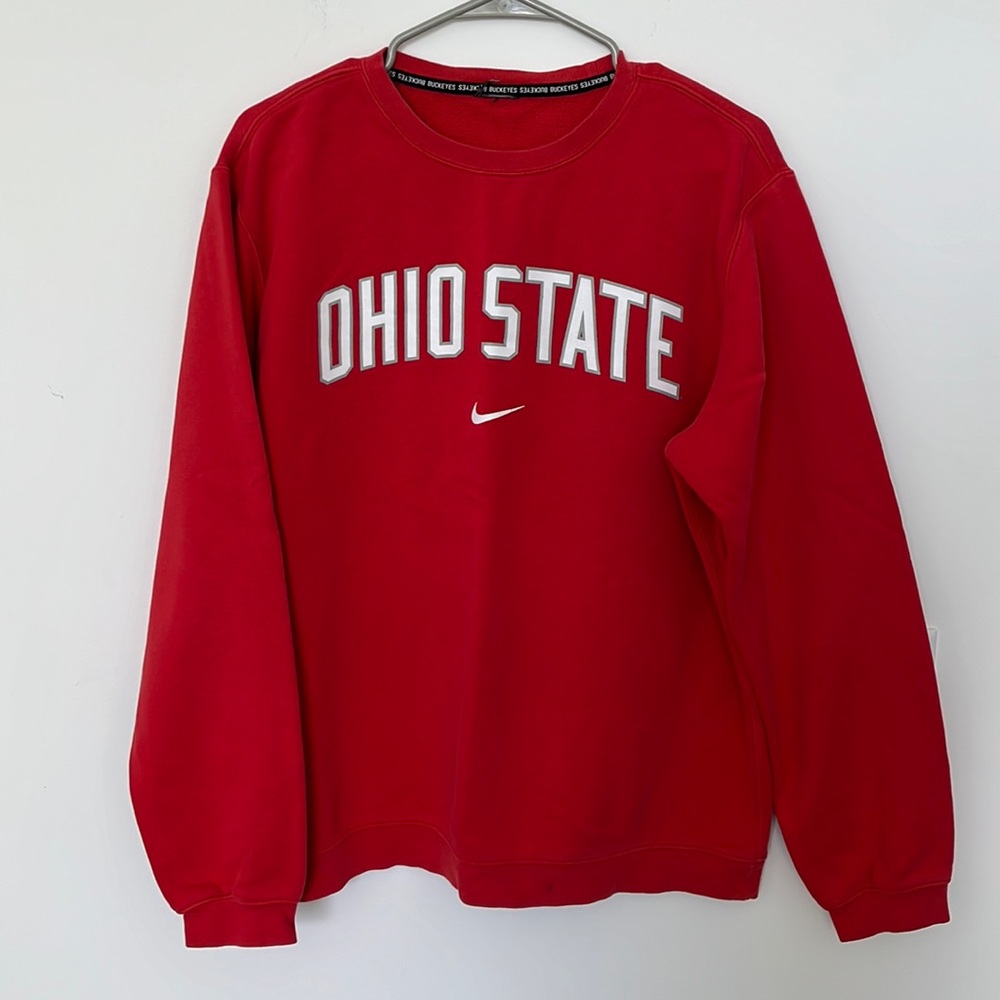 Nike Ohio State Red Crewneck Sweatshirt
